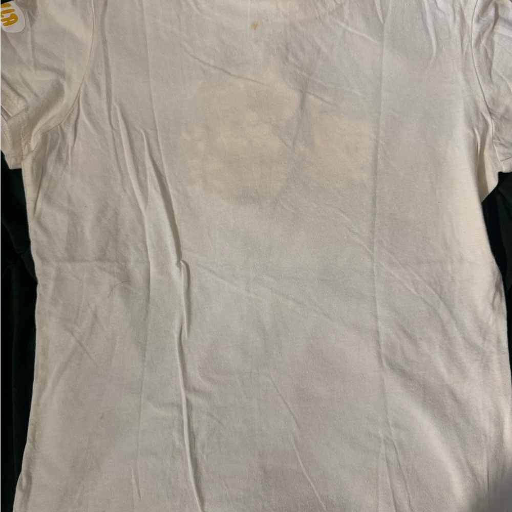 Paul Frank White Tee with Orange Cat and Yellow Character Graphic - Picture 8 of 11
